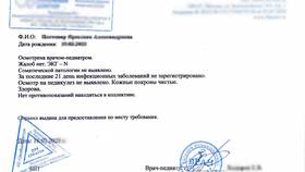 Справка о том, что ребенок здоров в Триал-Спорт