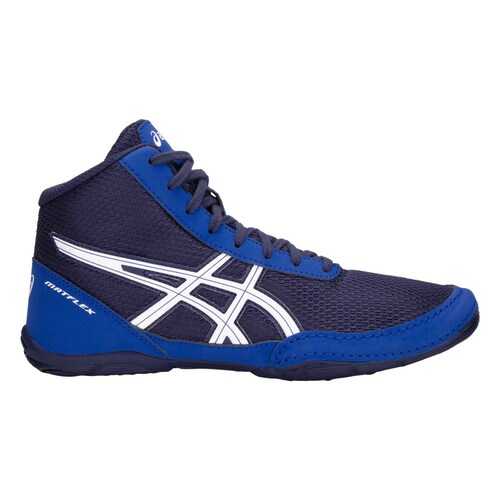 Борцовки Asics Matflex 5, blue/silver, 32 в Триал-Спорт