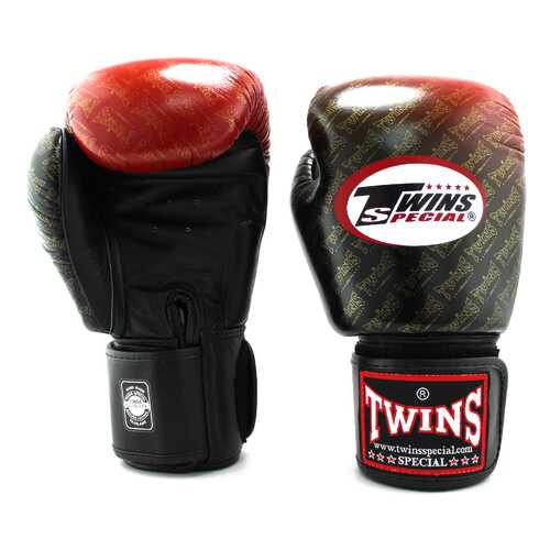 Перчатки боксерские Twins FBGVL3-TW1 FANCY BOXING GLOVES черно-синие в Триал-Спорт