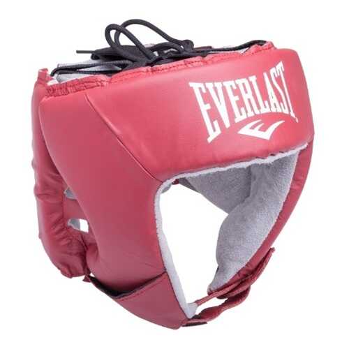 Шлем открытый Everlast USA Boxing 610400U, L, кожа, красный в Триал-Спорт