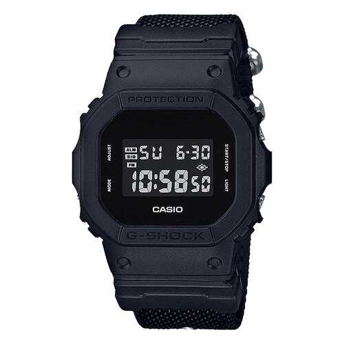 Японские наручные часы Casio G-Shock DW-5600BBN-1E с хронографом в Триал-Спорт