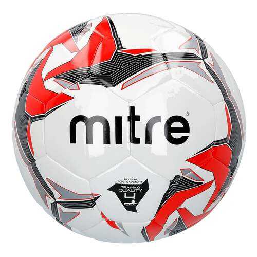 Футзальный мяч Mitre Futsal Tempest II №4 white/black/red в Триал-Спорт