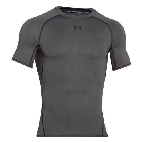 Футболка Under Armour HeatGear Armour Compression SS, 090 серая, MD в Триал-Спорт