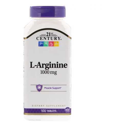 21st Century L-Arginine 1000 mg без вкуса в Триал-Спорт