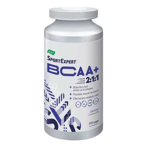 Эвалар SportExpert BCAA+ 170 капсул без вкуса в Триал-Спорт