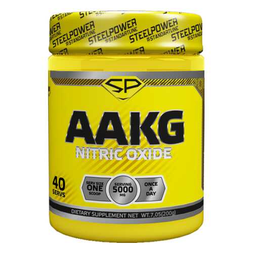 Steel Power Nutrition L-аргинин AAKG 200 г natural taste в Триал-Спорт