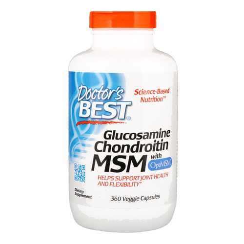 Doctor's Best Glucosamine Chondroitin MSM with OptiMSM 360 капсул в Триал-Спорт