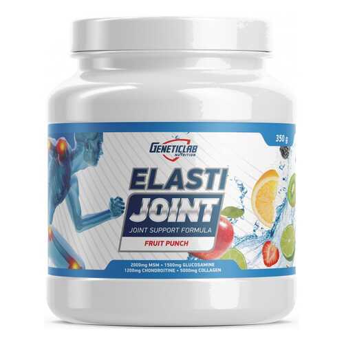 Глюкозамин хондроитин MSM GeneticLab Nutrition Elasti Joint 350 г Фруктовый Пунш в Триал-Спорт