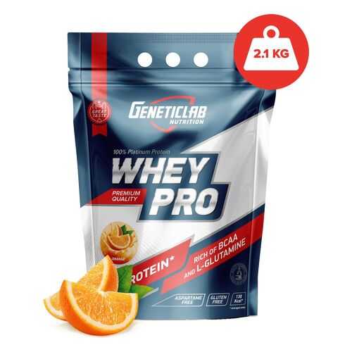 GeneticLab Nutrition Whey Pro 2,1 кг (вкус: апельсин) в Триал-Спорт