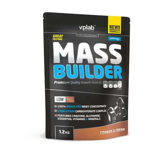 Гейнер VPLab Mass Builder 1200 г Cookies & Cream в Триал-Спорт