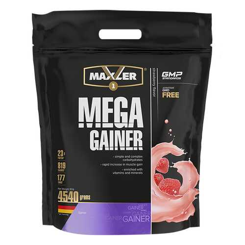 Maxler Mega Gainer, мешок 4.5кг (клубника) в Триал-Спорт