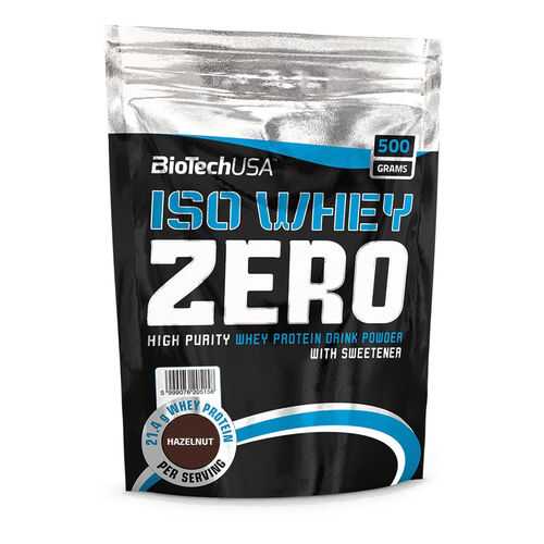 Протеин BioTech Iso Whey Zero 500 г Hazelnut в Триал-Спорт