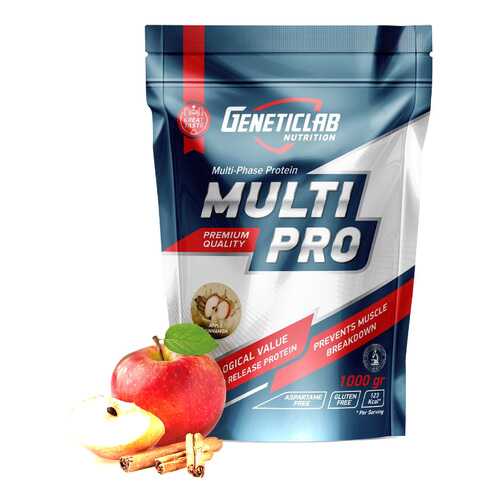 Протеин GeneticLab Nutrition Multi Pro 1000 г Apple&Cinnamon в Триал-Спорт