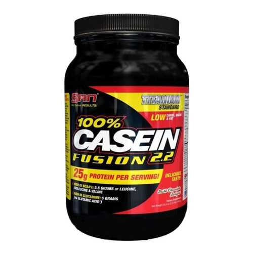 Протеин SAN 100% Casein Fusion 1000 г Milk Chocolate Delight в Триал-Спорт