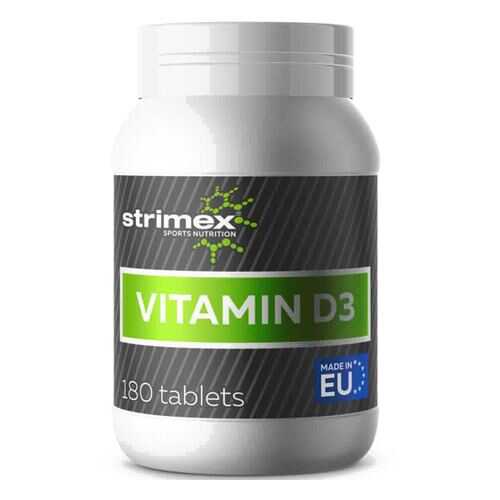 Strimex Отдельные витамины Strimex Vitamin D3 180 табл. в Триал-Спорт