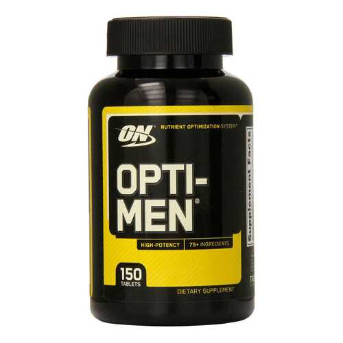 Витаминно-минеральный комплекс Optimum Nutrition Opti-Men 150 таблеток в Триал-Спорт