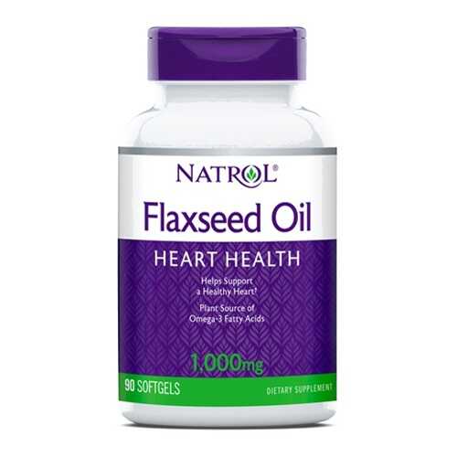 Natrol Flax Seed Oil 1000 (90 капсул) в Триал-Спорт