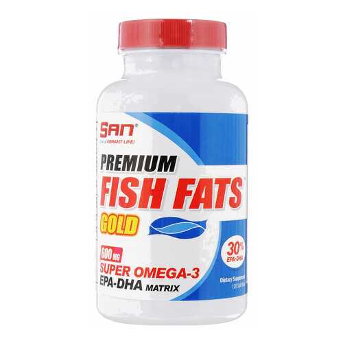 Omega 3 SAN Premium Fish Fats Gold 120 капс. в Триал-Спорт