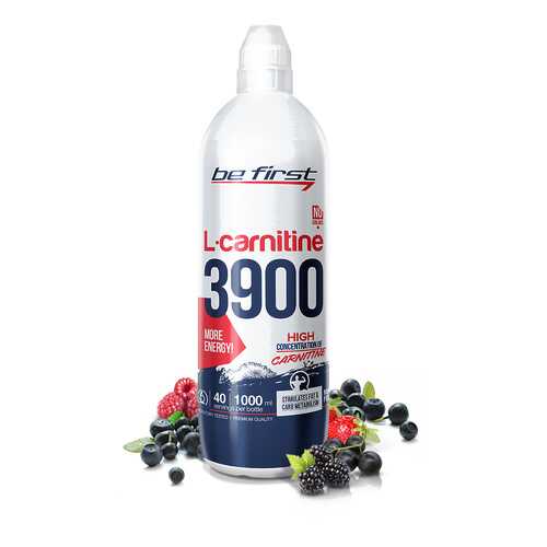 Be First L-Carnitine 3900, 1000 мл, Wild Berries в Триал-Спорт