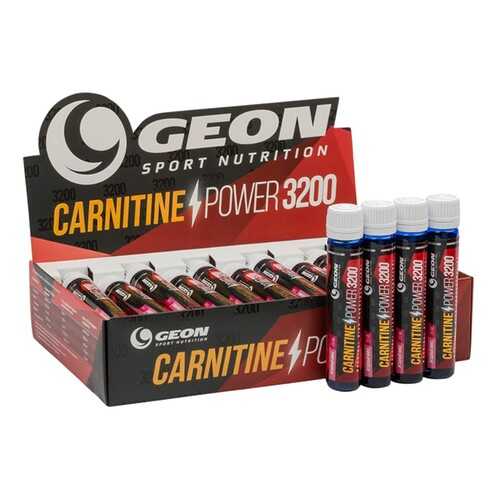 GEON Carnitine Power 3200, 20 амп, вкус: клубничный мохито в Триал-Спорт