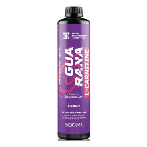 Sport Technology Nutrition Guarana + L-Carnitine liquid concentrate, 500 мл, вкус: персик в Триал-Спорт