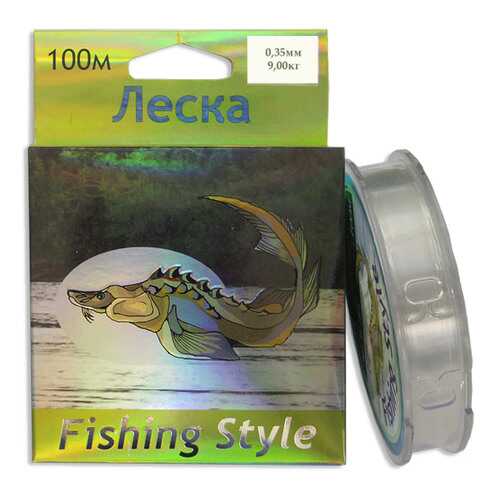 Леска монофильная Fishing Style RL2925 0,35 мм, 100 м, 9 кг в Триал-Спорт