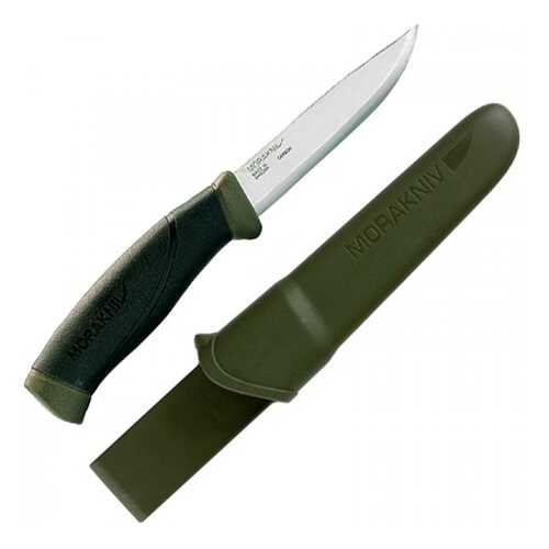 Нож Morakniv Companion MG (C), углеродная сталь, цвет хаки в Триал-Спорт