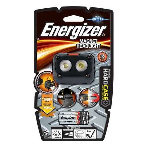 Фонарь Energizer Hard Case Pro Magnet черный (639826) в Триал-Спорт