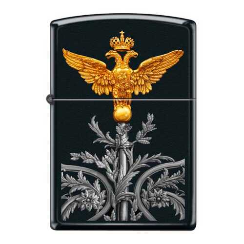 Зажигалка Zippo 218 Russian Coat Of Arms Black Matte в Триал-Спорт