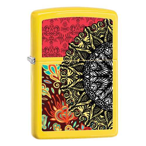 Зажигалка Zippo Boho 3 Desig Neon Yellow в Триал-Спорт