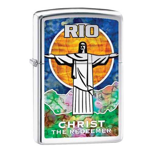 Зажигалка Zippo Rio Christ The Redeemer High Polish Chrome в Триал-Спорт