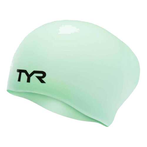 Шапочка для плавания TYR Long Hair Wrinkle-Free Silicone Cap 332 mint в Триал-Спорт