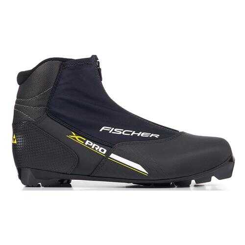 Ботинки для беговых лыж Fischer XC Pro Black Yellow S21817 2020, 45 в Триал-Спорт