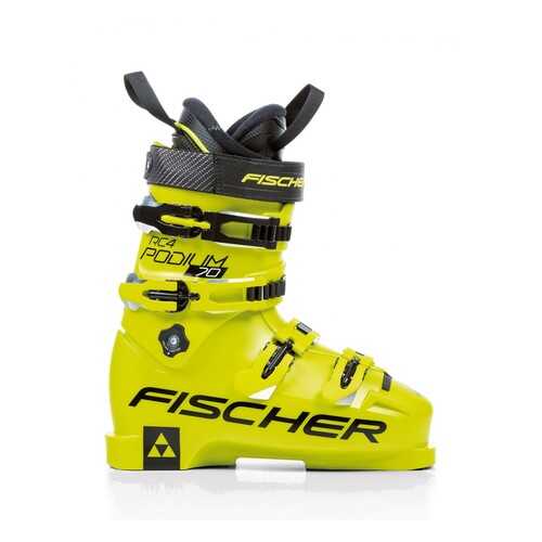 Горнолыжные ботинки Fischer RC4 Podium Junior 70 2019, yellow/black, 24.5 в Триал-Спорт