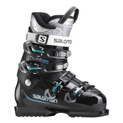 Горнолыжные ботинки Salomon Divine Sport 2018, black/top green, 24.5 в Триал-Спорт